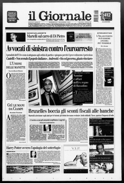 Il giornale : quotidiano del mattino